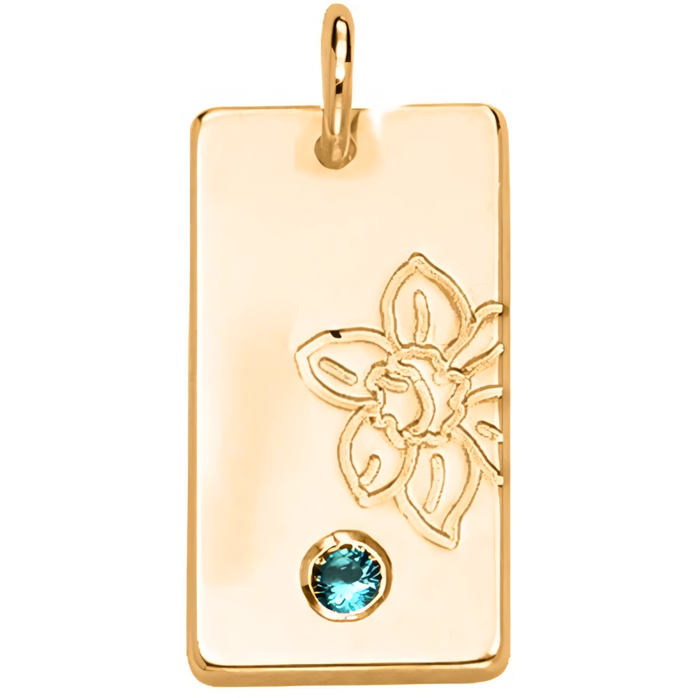 Nom personnalisé délicat de la chaîne satellite de naissance et collier de naissance et de pierre