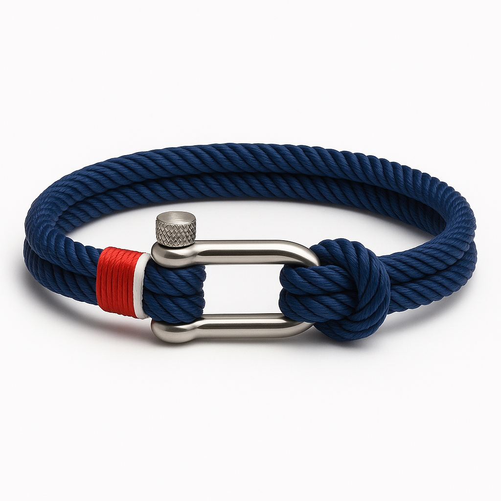 Bracciale esclusivo di corda nautica di New York