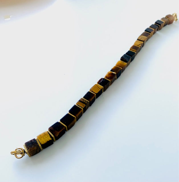 Brazalete exclusivo de tigre ojo de ojo 6 mm