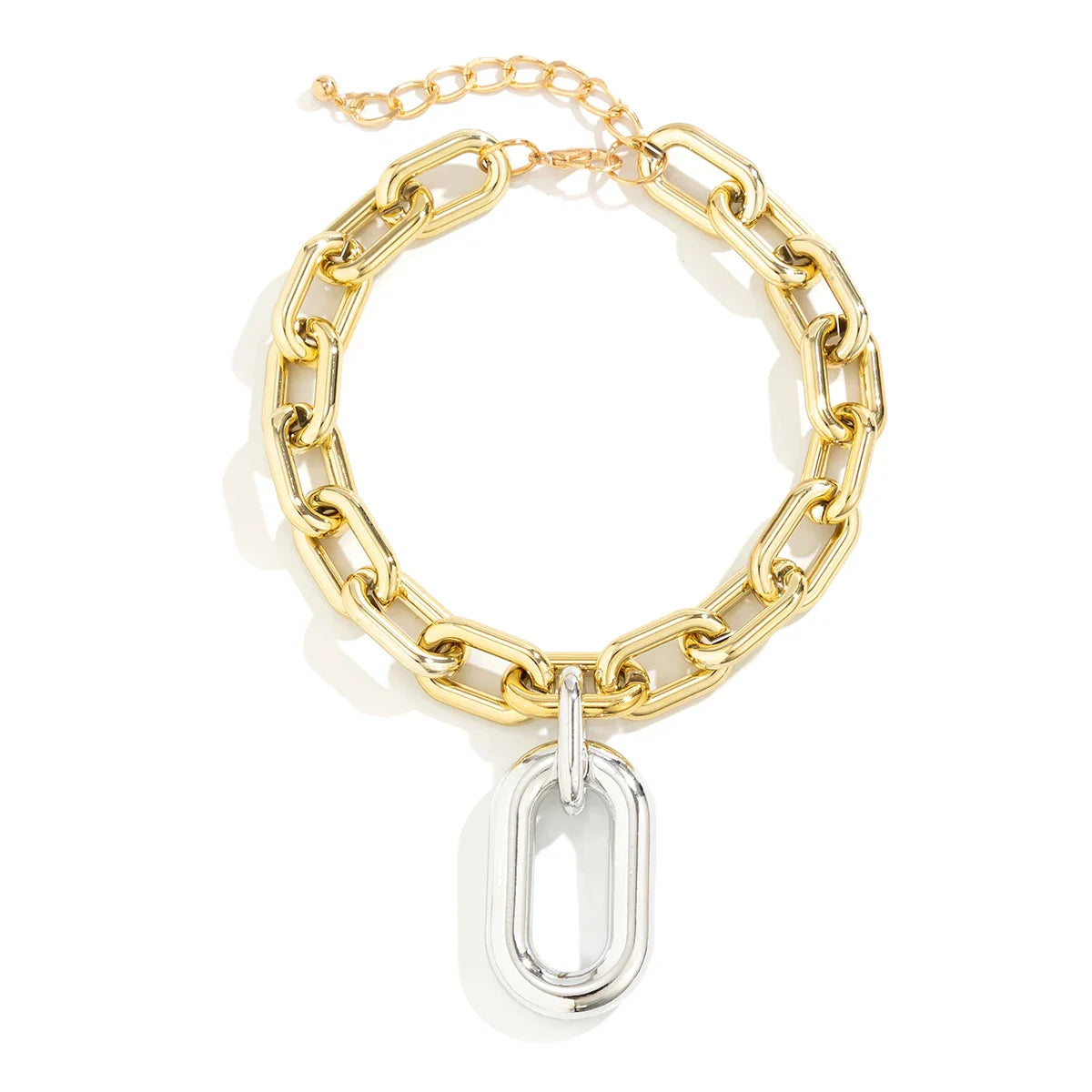 Collier gras à deux tons à deux tons