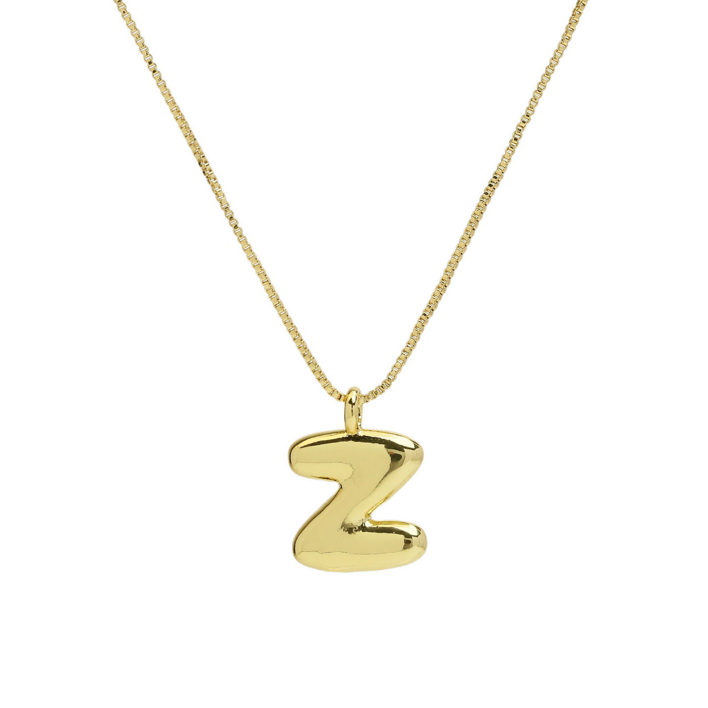 Collier initial de la lettre féminine