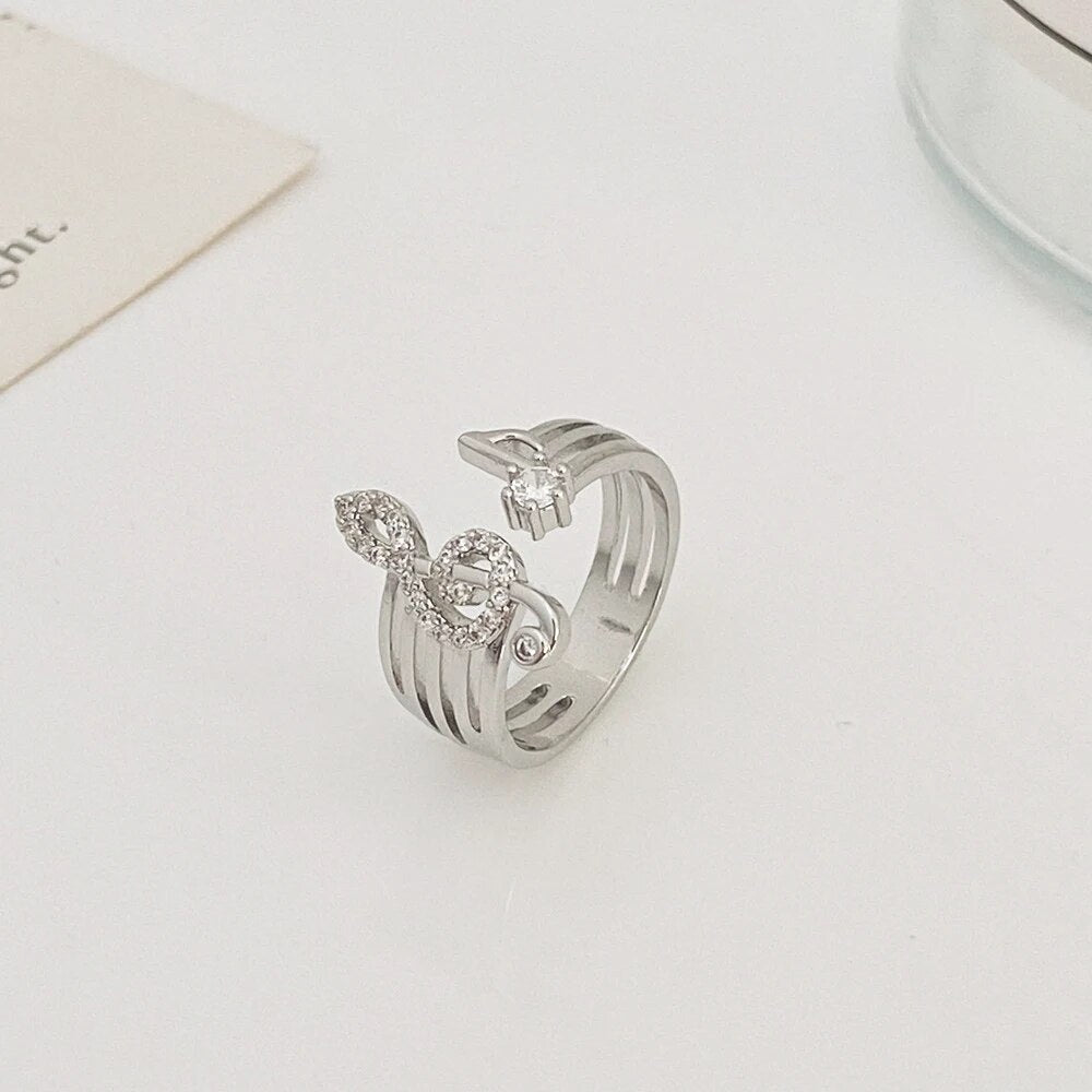 Melódico Allure Music Note Ring