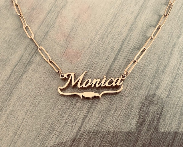 Exclusive Personalised Jamaica Map Necklace