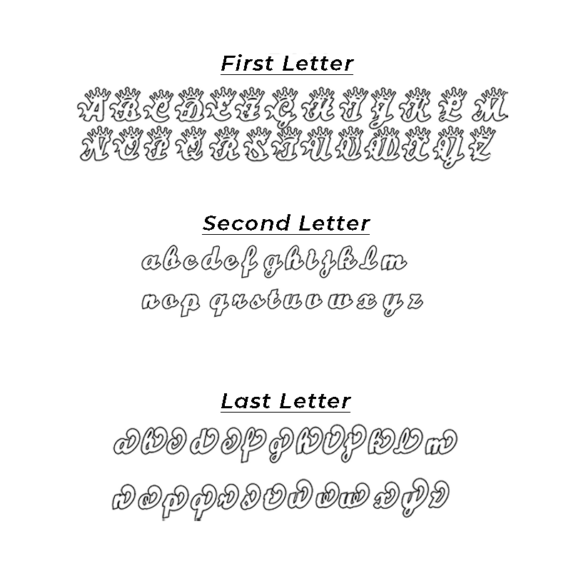 Collar de nombre de la corona de princesa helada de doble plateado para niños