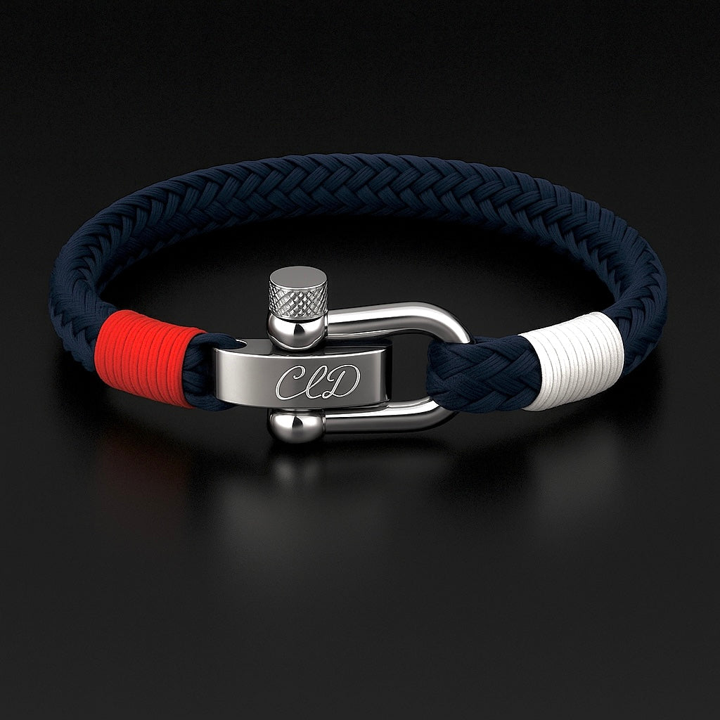 Exclusive PSG Nautical Rope bracelet & Cuban Combo Set