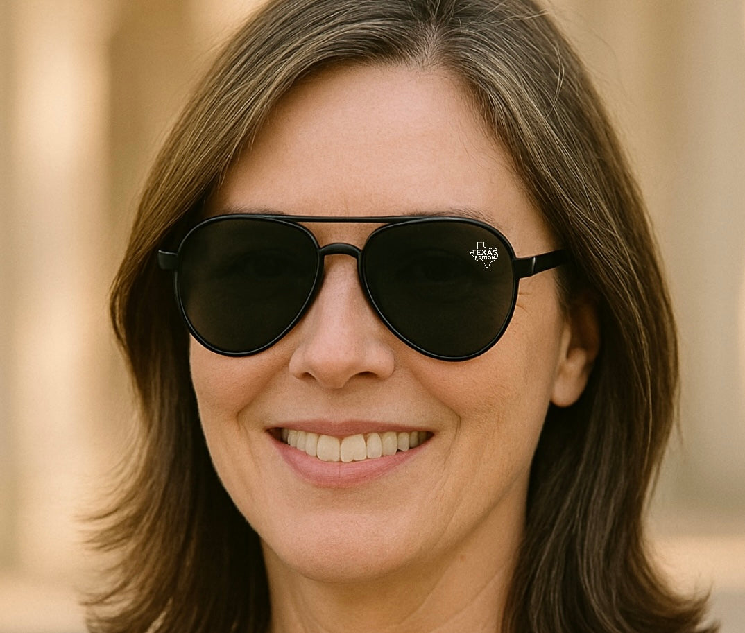 Exclusive Texas Edition Aviator Sunglasses by Jewallure