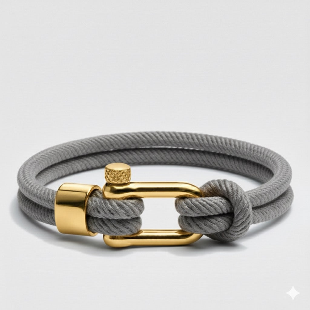 Grey Nautical rope bracelet