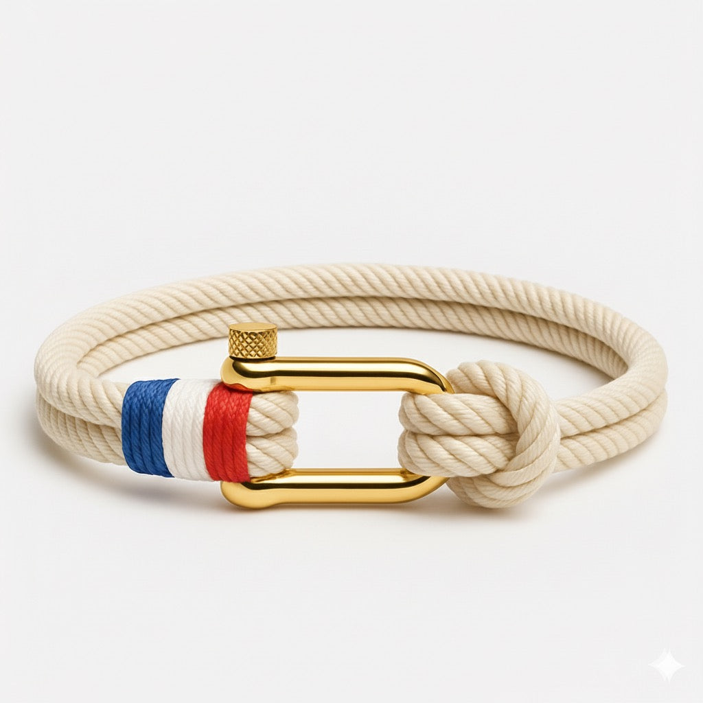 Bracelet de corde nautique exclusif France