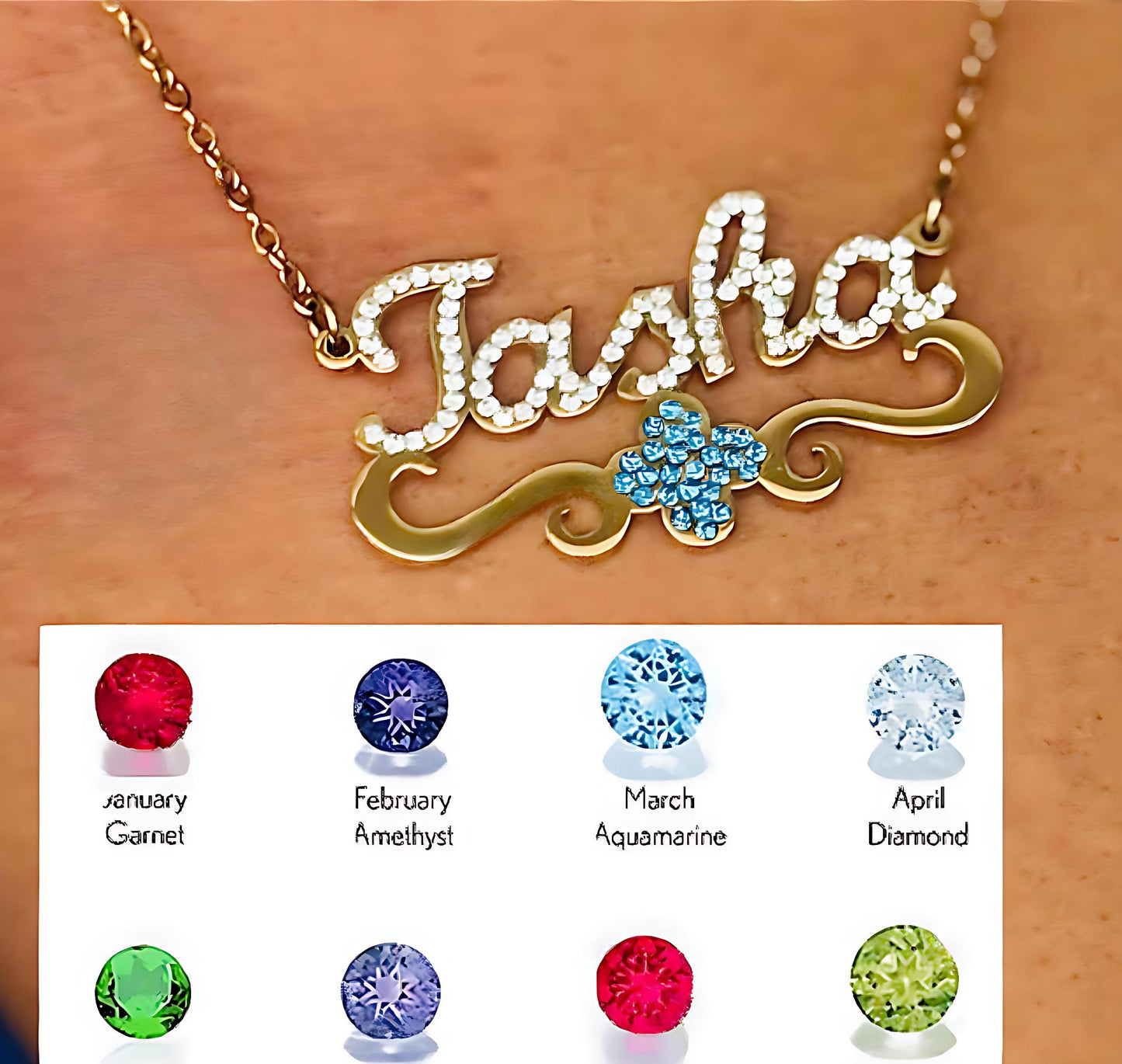 Collier de nom de trèfle