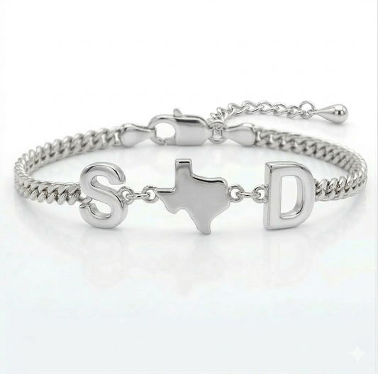Exclusive Texas initials Bracelet