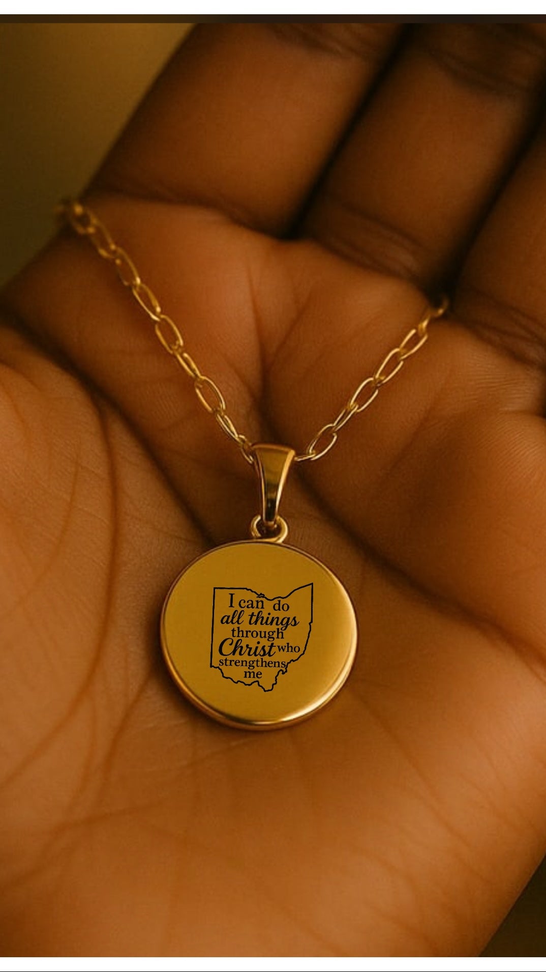 Ohio Philippiens 4:13 Collier initial