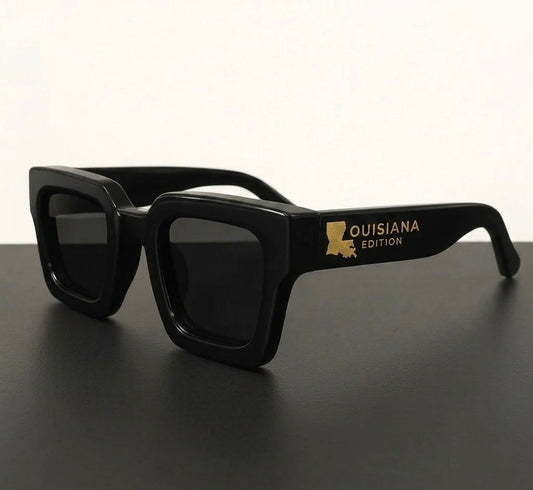 Exclusive Unisexe Louisiana Edition Acetate Sunglasses