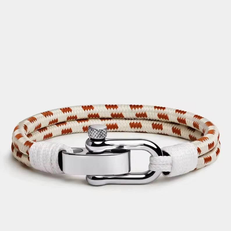 Bracelet de corde nautique personnalisé