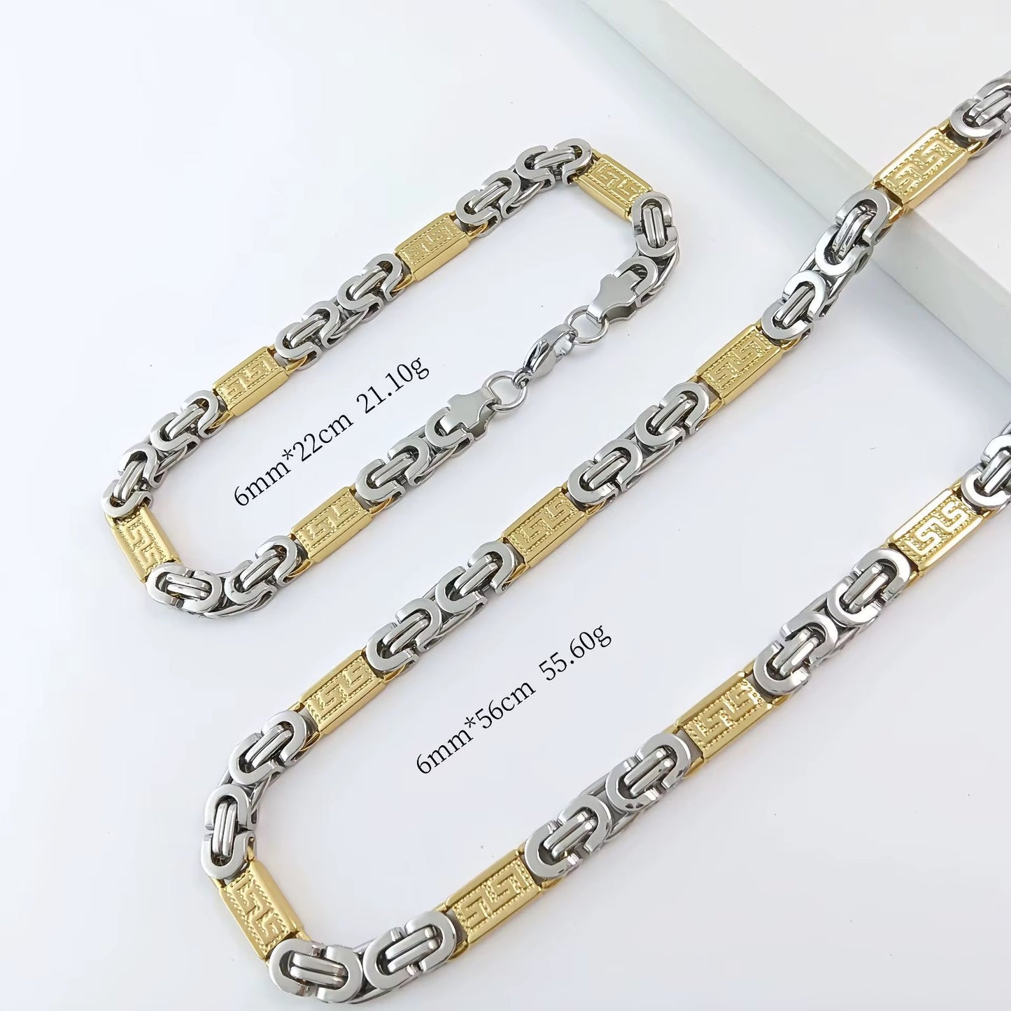 Exclusive Emporer Chain & Bracelet Set