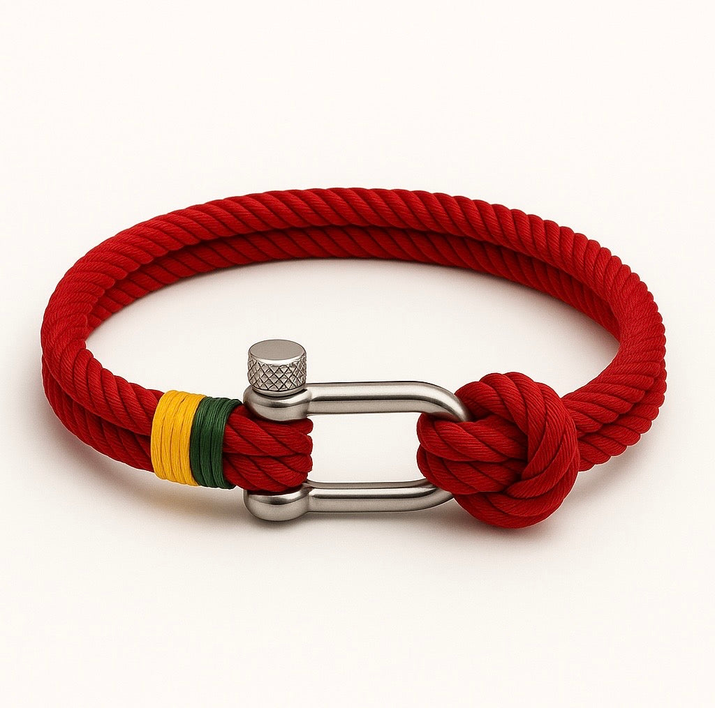 Brazalete de cuerda náutica