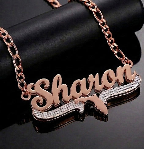 Exclusive Double plated Florida Name Necklace