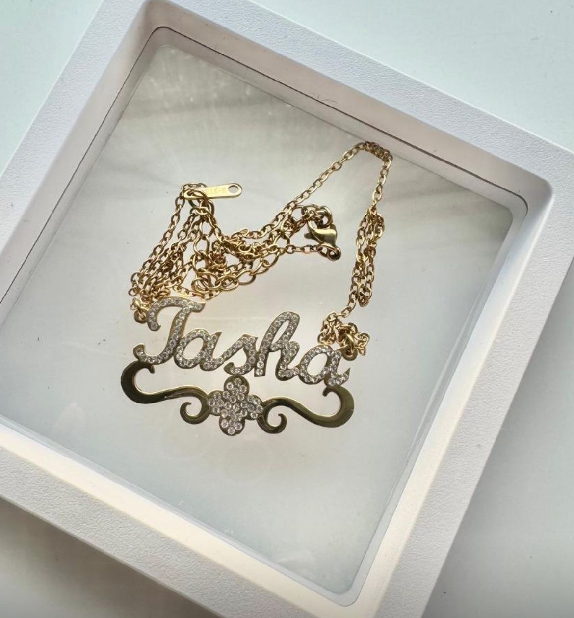 Collier de nom de trèfle