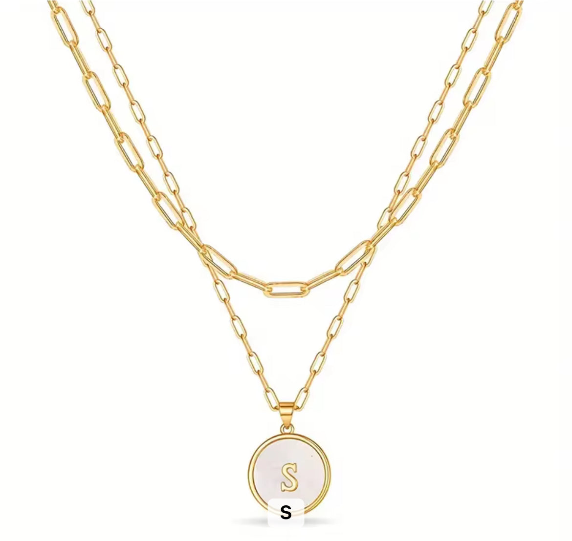 California Map Philippians 4:13 Initial Necklace