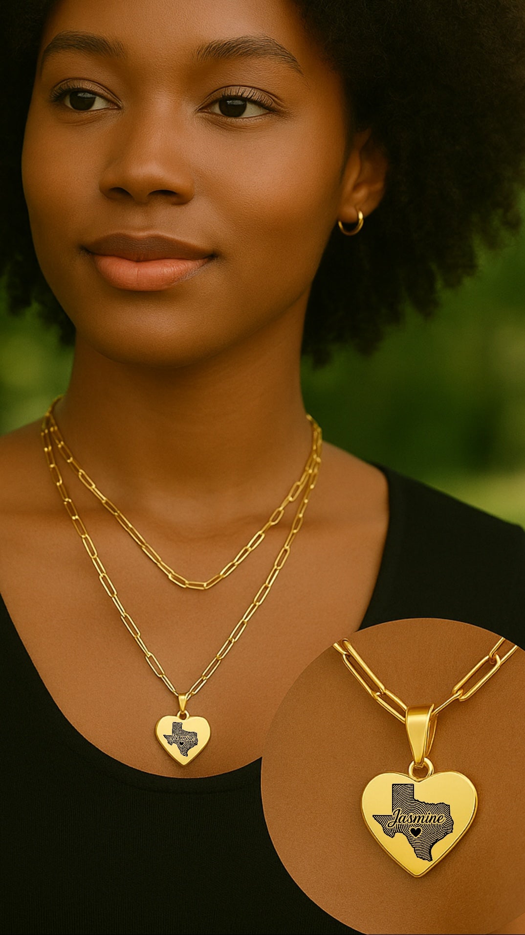 El exclusivo Texas está en el collar de mi nombre