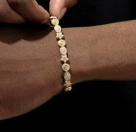 Exclusive Iced out Star Bracelet