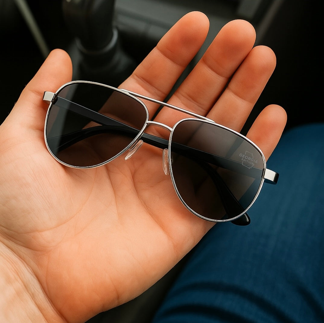 Exclusive Georgia Edition Aviator Sunglasses
