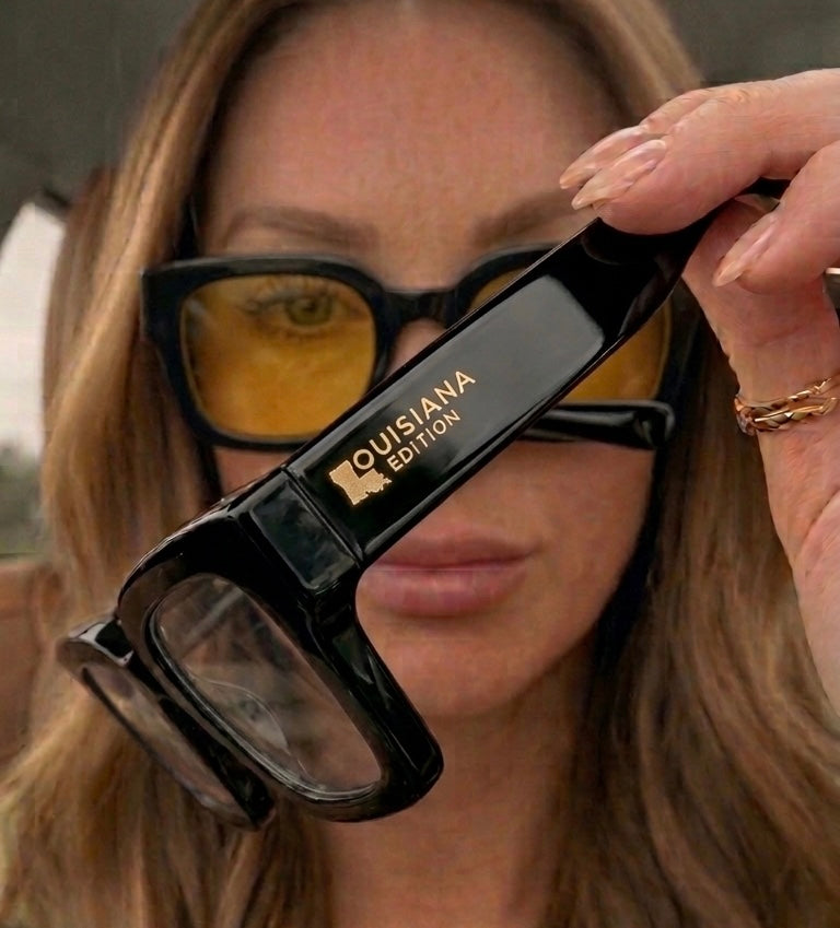 Exclusive Unisex Louisiana Edition Acetate Sunglasses