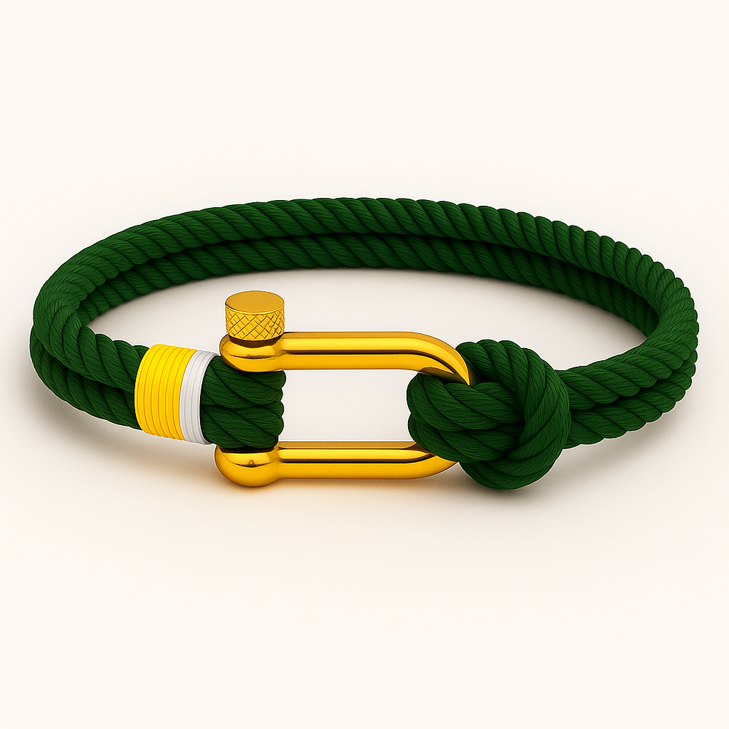 Exklusives Greenbay Nautical Seilarmband