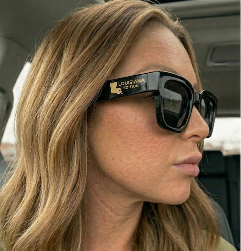 Exclusive Unisex Louisiana Edition Acetate Sunglasses
