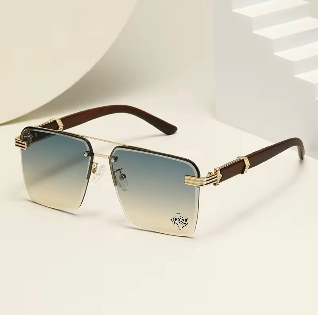 Exclusive Texas Edition Rimless Sunglasses