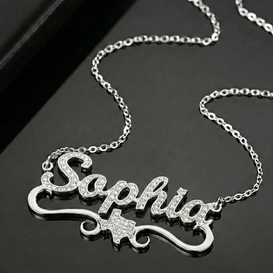 Exclusive Texas Name Necklace