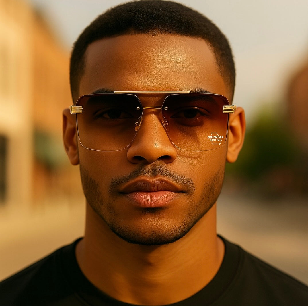 Exclusive Unisex Georgia Edition Rimless Sunglasses
