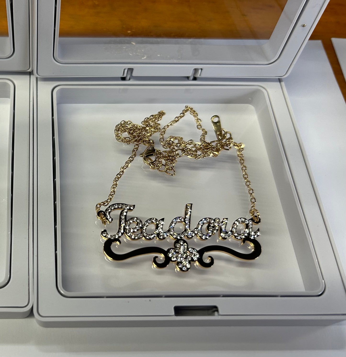 Collier de nom de trèfle