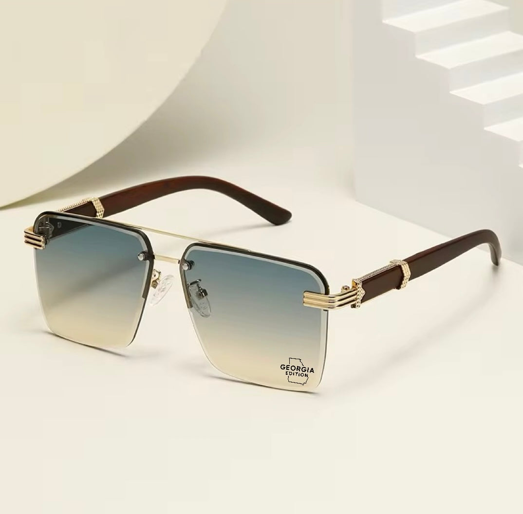 Exclusive Unisex Georgia Edition Rimless Sunglasses