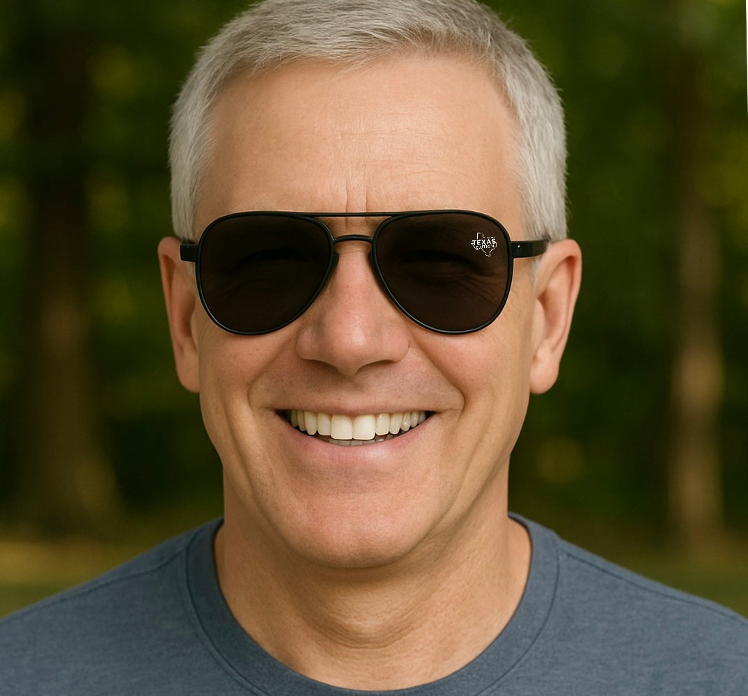 Exclusive Texas Edition Aviator Sunglasses by Jewallure