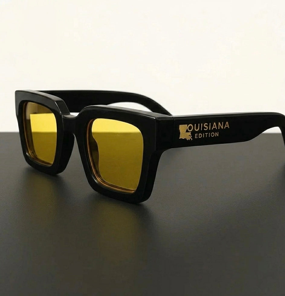 Exclusive Unisex Louisiana Edition Acetate Sunglasses