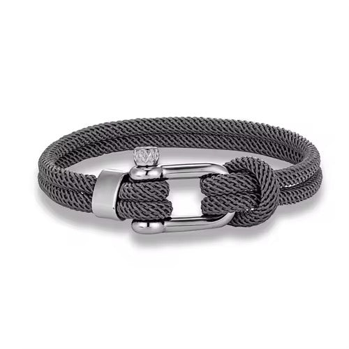 Grey Nautical rope bracelet