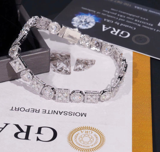 Exclusive Iced out cluster Bracelet