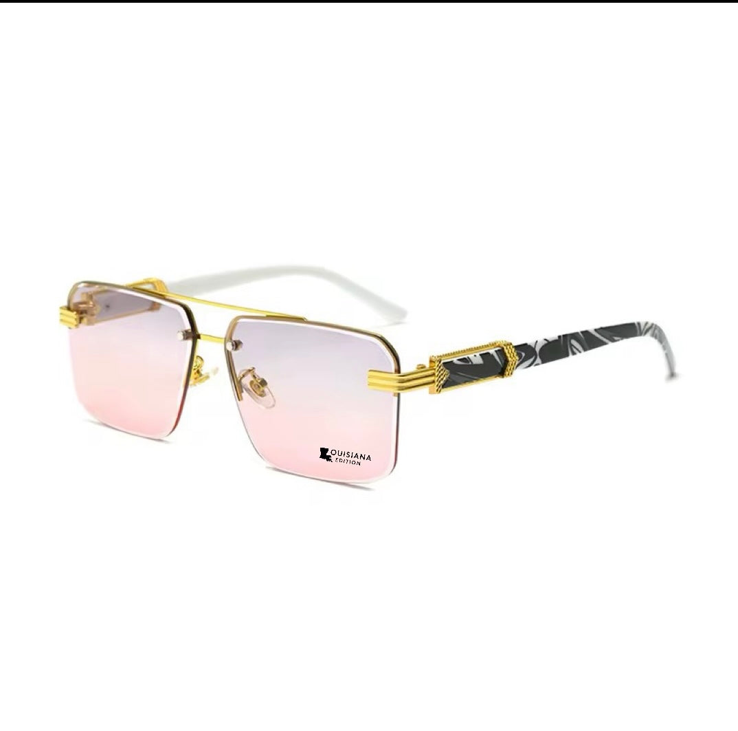 Exclusive Unisex Louisiana Edition Rimless Sunglasses