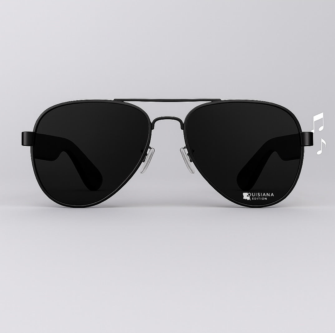 Exclusive Louisiana Edition Bluetooth Aviator Sunglasses