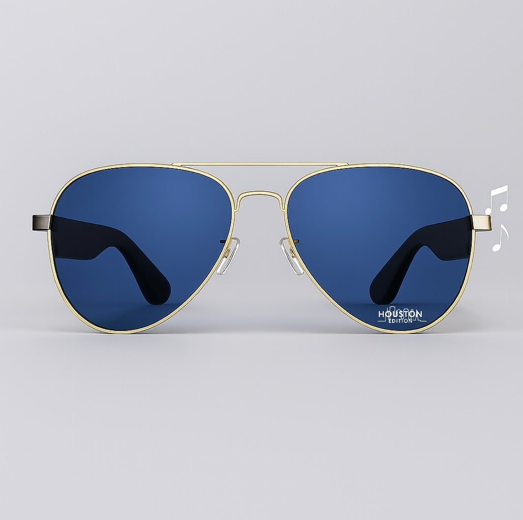 Exclusive Houston Edition Bluetooth Aviator Sunglasses
