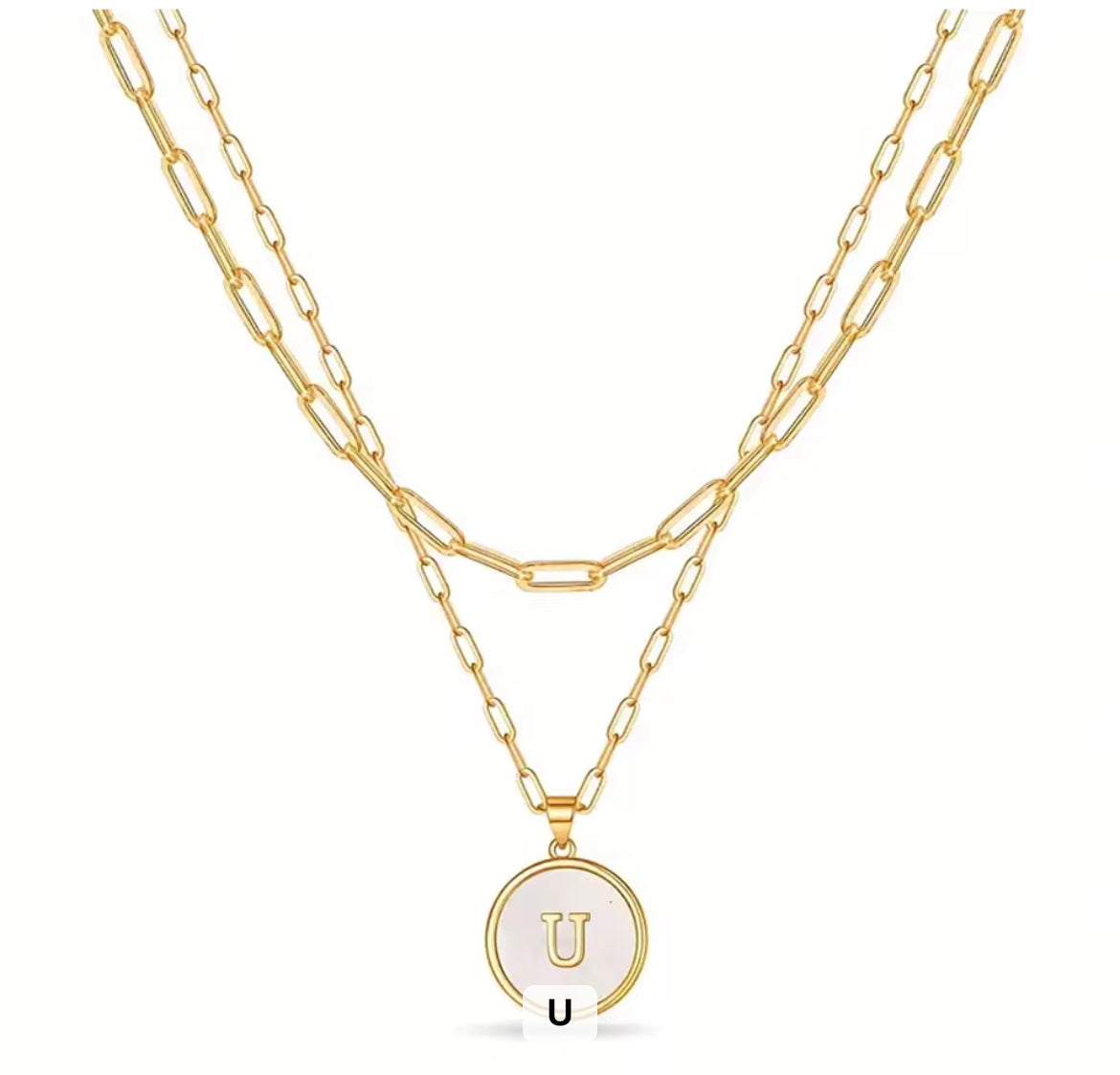 California Map Philippians 4:13 Initial Necklace