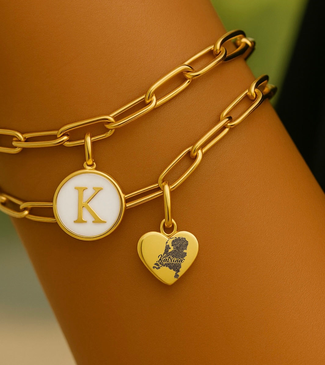 Nederlands gepersonaliseerde kaart en eerste armband