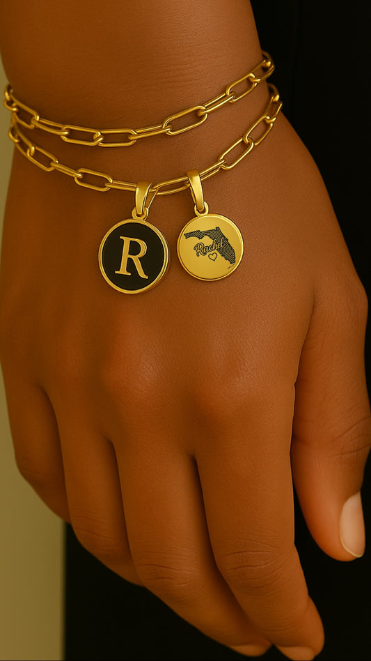 Brazalete personalizado del corazón de Florida