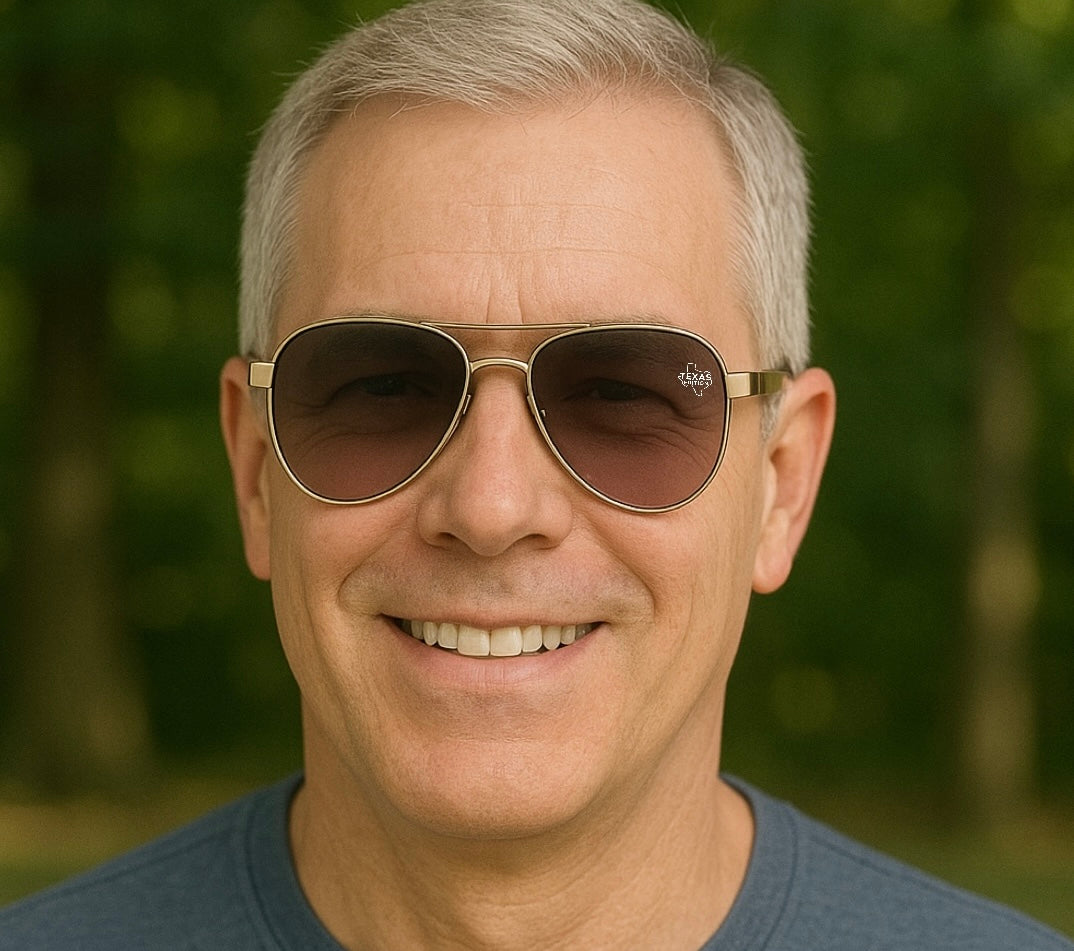 Exclusive Texas Edition Aviator Sunglasses by Jewallure