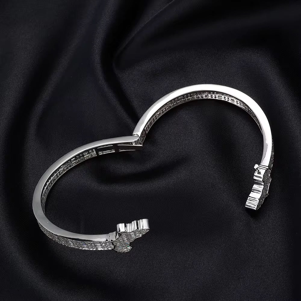 EXKLUSIVE ERED OUT BAGUETTE AFRIKA -Kartenarmband