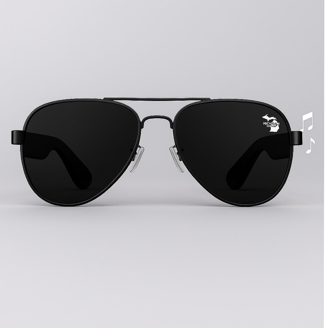 Exclusive Michigan Edition Bluetooth Aviator Sunglasses