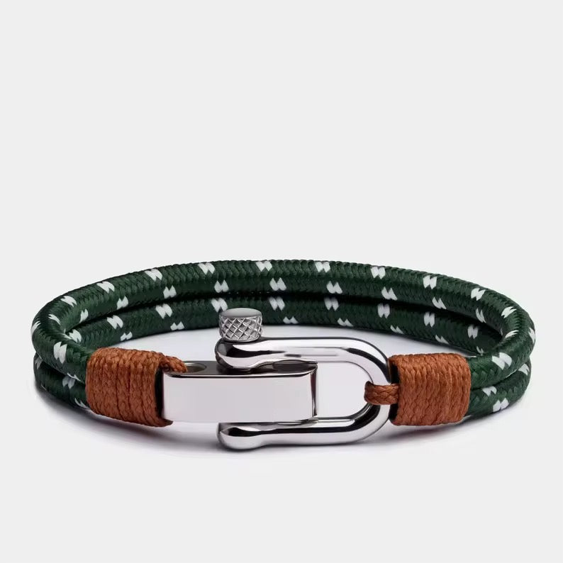Bracelet de corde nautique personnalisé