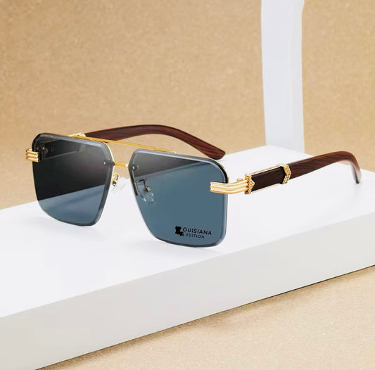Exclusive Unisex Louisiana Edition Rimless Sunglasses
