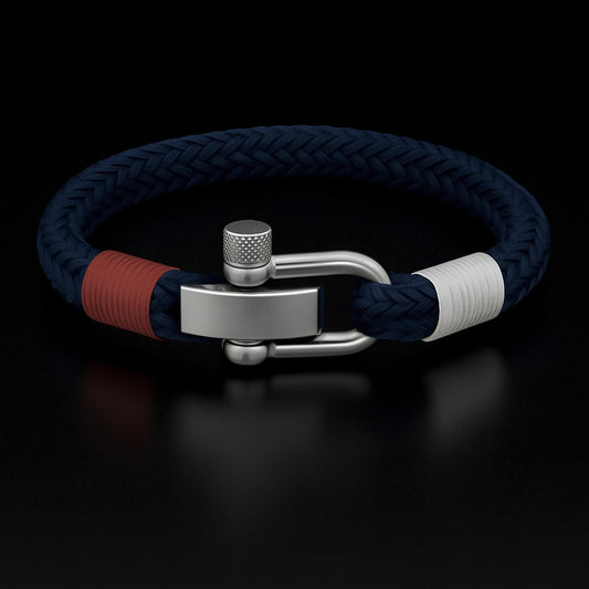 Exclusive PSG Nautical Rope bracelet & Cuban Combo Set