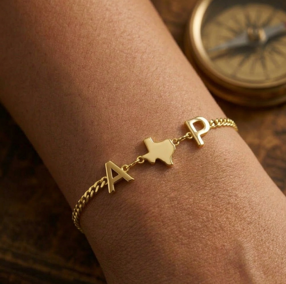 Exclusive Texas initials Bracelet